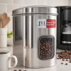 JVL Galaxy Window Canister  – Transparent Airtight Storage Jar