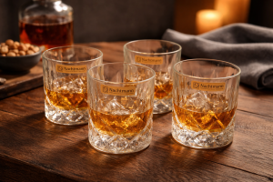Nachtmann Crystal Noblesse Whisky Glass 295ml Set of 6 Pcs (91710) – Premium Fine Bavarian Lead Free Glassware