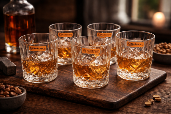 Nachtmann Crystal Noblesse Whisky Glass 295ml Set of 6 Pcs (91710) – Premium Fine Bavarian Lead Free Glassware