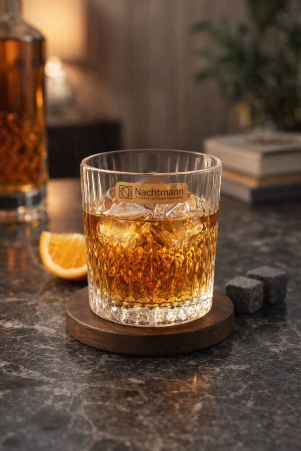 Nachtmann Crystal Ethno Whisky Glass 304ml Set of 6 Pcs (104299) – Premium Fine Bavarian Lead Free Glassware