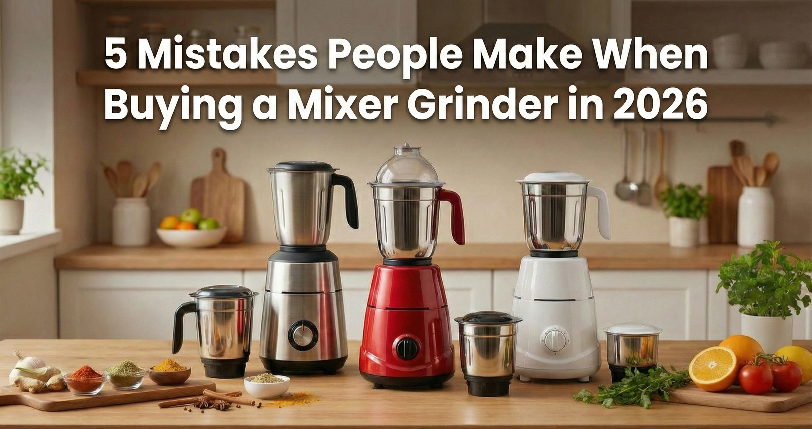 5 Mistakes People Make When Buying a Mixer Grinder in 2026
