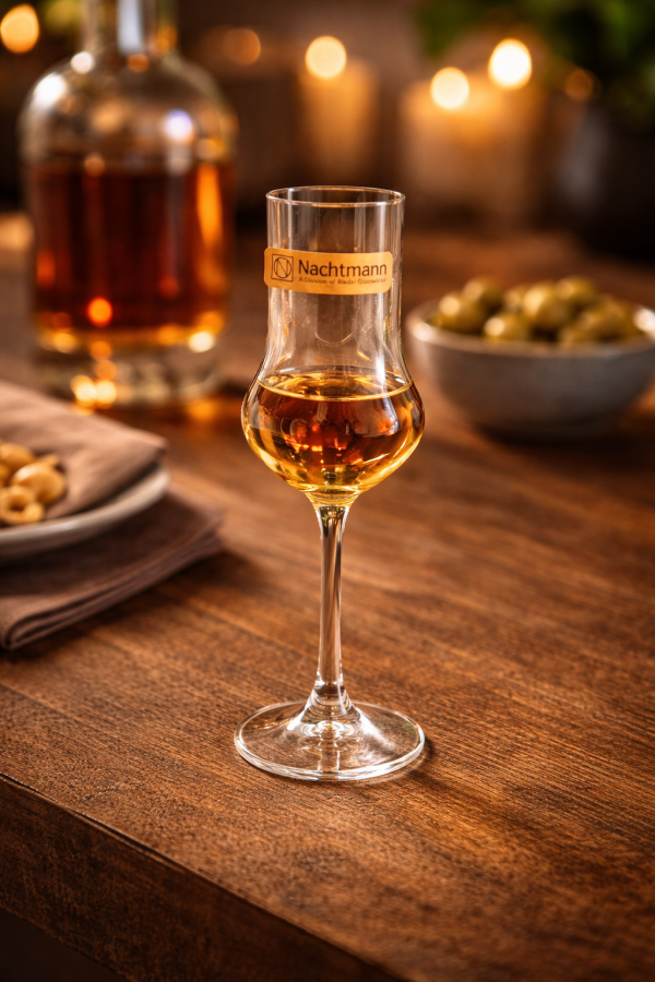 Nachtmann Crystal Vivendi Stemmed Spirit Glass 109ml Set of 4 Pcas (89736) – Premium Fine Bavarian Lead Free Glassware