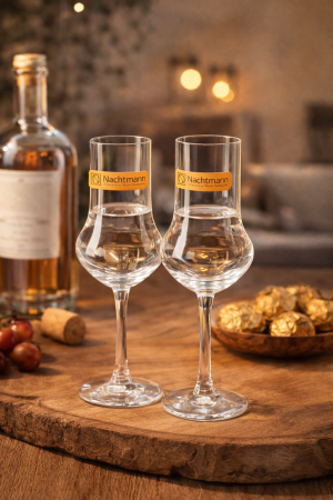 Nachtmann Crystal Vivendi Stemmed Spirit Glass 109ml Set of 4 Pcas (89736) – Premium Fine Bavarian Lead Free Glassware