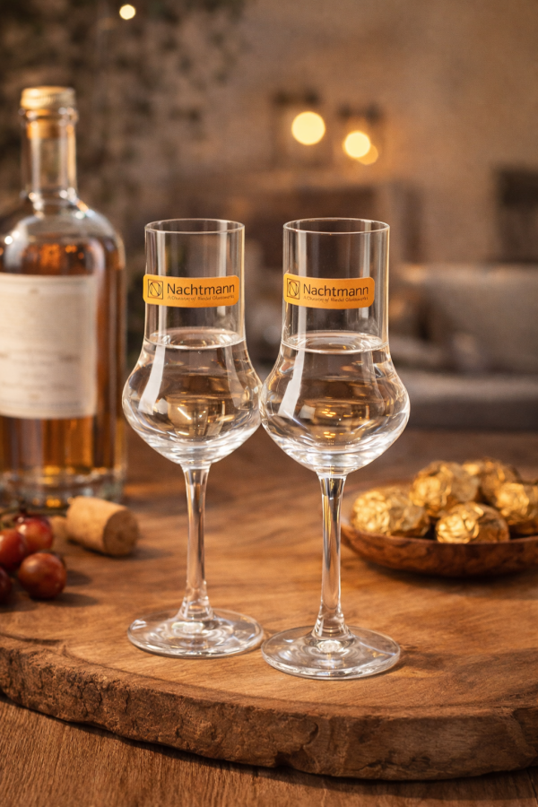 Nachtmann Crystal Vivendi Stemmed Spirit Glass 109ml Set of 4 Pcas (89736) – Premium Fine Bavarian Lead Free Glassware