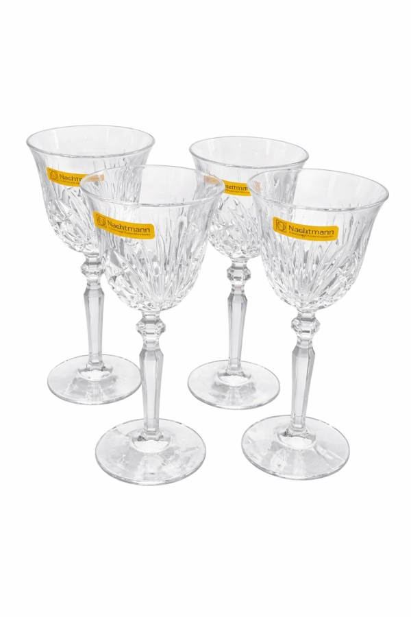 Nachtmann Crystal Palais White Wine Glass 180ml Set of 6 Pcs (92952) – Premium Fine Bavarian Lead Free Glassware