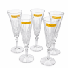 Nachtmann Crystal Palais Taper Champagne Glass 140ml Set of 6 Pcs (92953) – Premium Fine Bavarian Lead Free Glassware