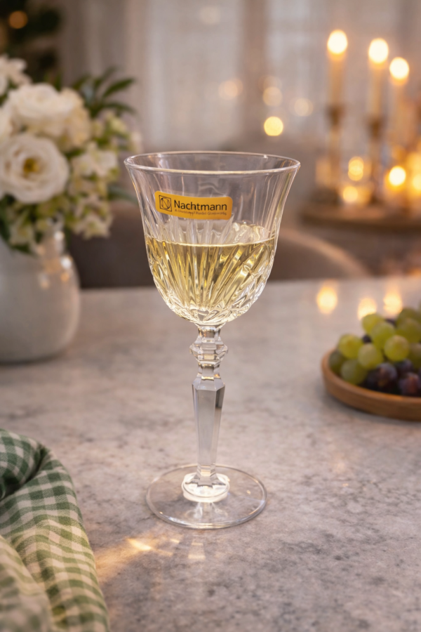 Nachtmann Crystal Palais Red Wine Glass 230ml Set of 6 Pcs (92951) – Premium Fine Bavarian Lead Free Glassware