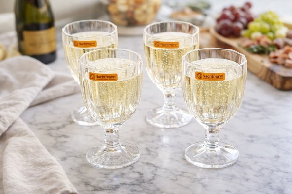 Nachtmann Crystal Noblesse Goblet Glass 355ml Set of 6 Pcs (101966) – Premium Fine Bavarian Lead Free Glassware