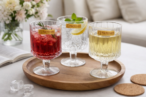 Nachtmann Crystal Jules All Purpose Glassware Set of 6 Pcs (102083) – Premium Fine Bavarian Lead Free Glassware