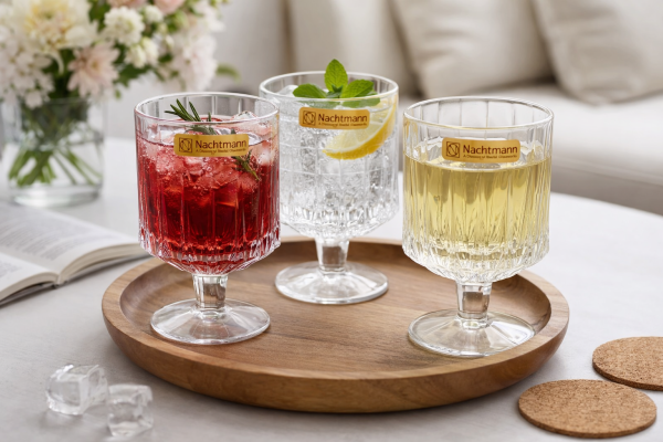 Nachtmann Crystal Jules All Purpose Glassware Set of 6 Pcs (102083) – Premium Fine Bavarian Lead Free Glassware