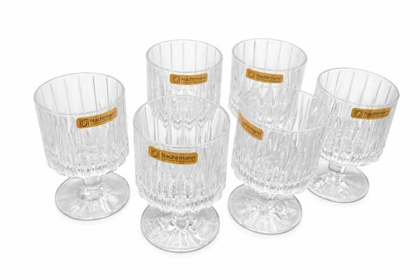 Nachtmann Crystal Jules All Purpose Glassware Set of 6 Pcs (102083) – Premium Fine Bavarian Lead Free Glassware