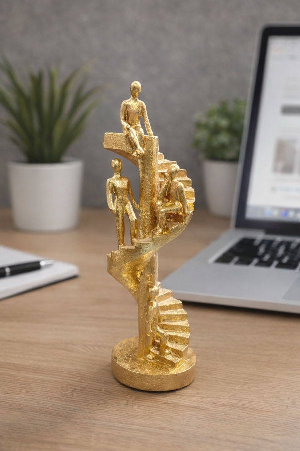 Rise & Achieve Spiral Sculpture – Inspirtional Figurine – Rise & Inspire Collection (V1073)