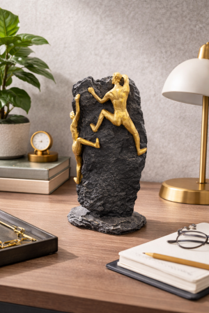 Climb Beyond – Inspirational Rock Climbing Sculpture – Rise and Inspire Collection (KN2355-21)