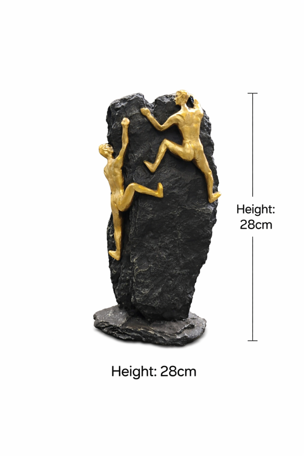 Climb Beyond – Inspirational Rock Climbing Sculpture – Rise and Inspire Collection (KN2355-21)