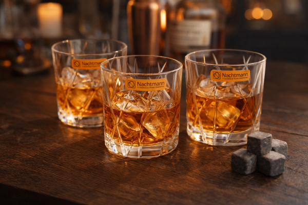 Nachtmann Crystal Modeern Whisky Glass 409ml Set of 6 Pcs (105594) – Premium Fine Bavarian Lead Free Glassware