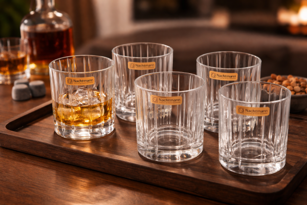 Nachtmann Crystal Line Whisky Glass 409ml Set of 6 Pcs (102782) – Premium Fine Bavarian Lead Free Glassware