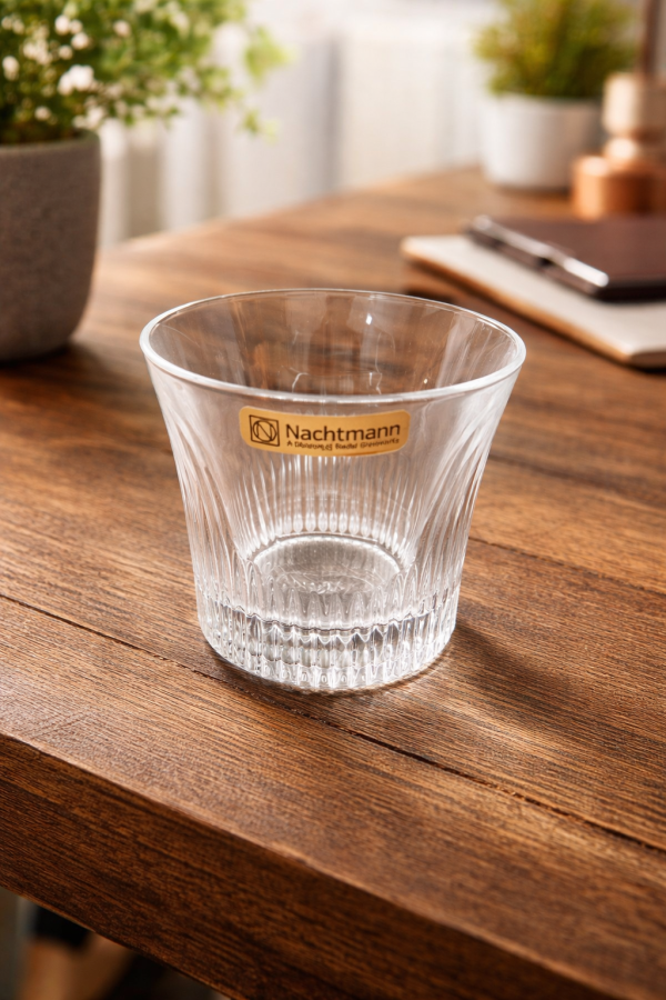 Nachtmann Crystal Classix B DOF Tumblers Double Old Fashioned Whisky Glass 314ml Set of 6 Pcs (103229) – Premium Fine Bavarian Lead Free Glassware