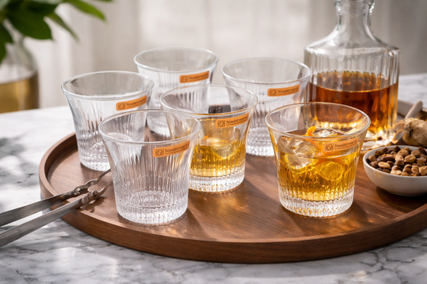 Nachtmann Crystal Classix B DOF Tumblers Double Old Fashioned Whisky Glass 314ml Set of 6 Pcs (103229) – Premium Fine Bavarian Lead Free Glassware