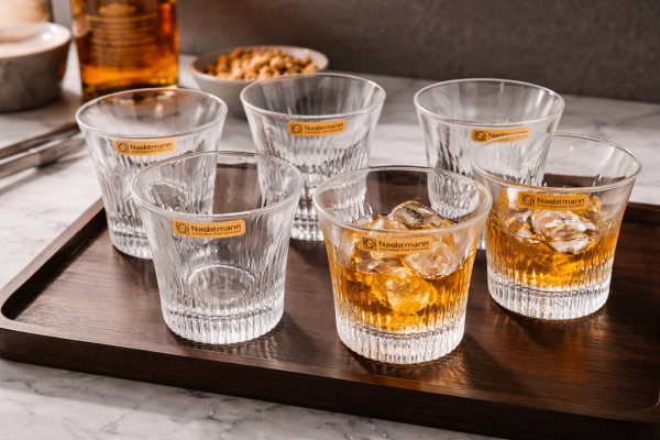 Nachtmann Crystal Classix B DOF Tumblers Double Old Fashioned Whisky Glass 314ml Set of 6 Pcs (103229) – Premium Fine Bavarian Lead Free Glassware